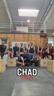 Wir haben uns der Challenge gestellt: 

CHAD: 1000 Box Step-Ups mit Rucksack auf Zeit. Nicht nur körperlich, sondern auch mental eine Herausforderung. ⚡️

Danke an alle die dabei waren! 💪 🫶

#CrossFit #chad1000x #heroworkout #team #community